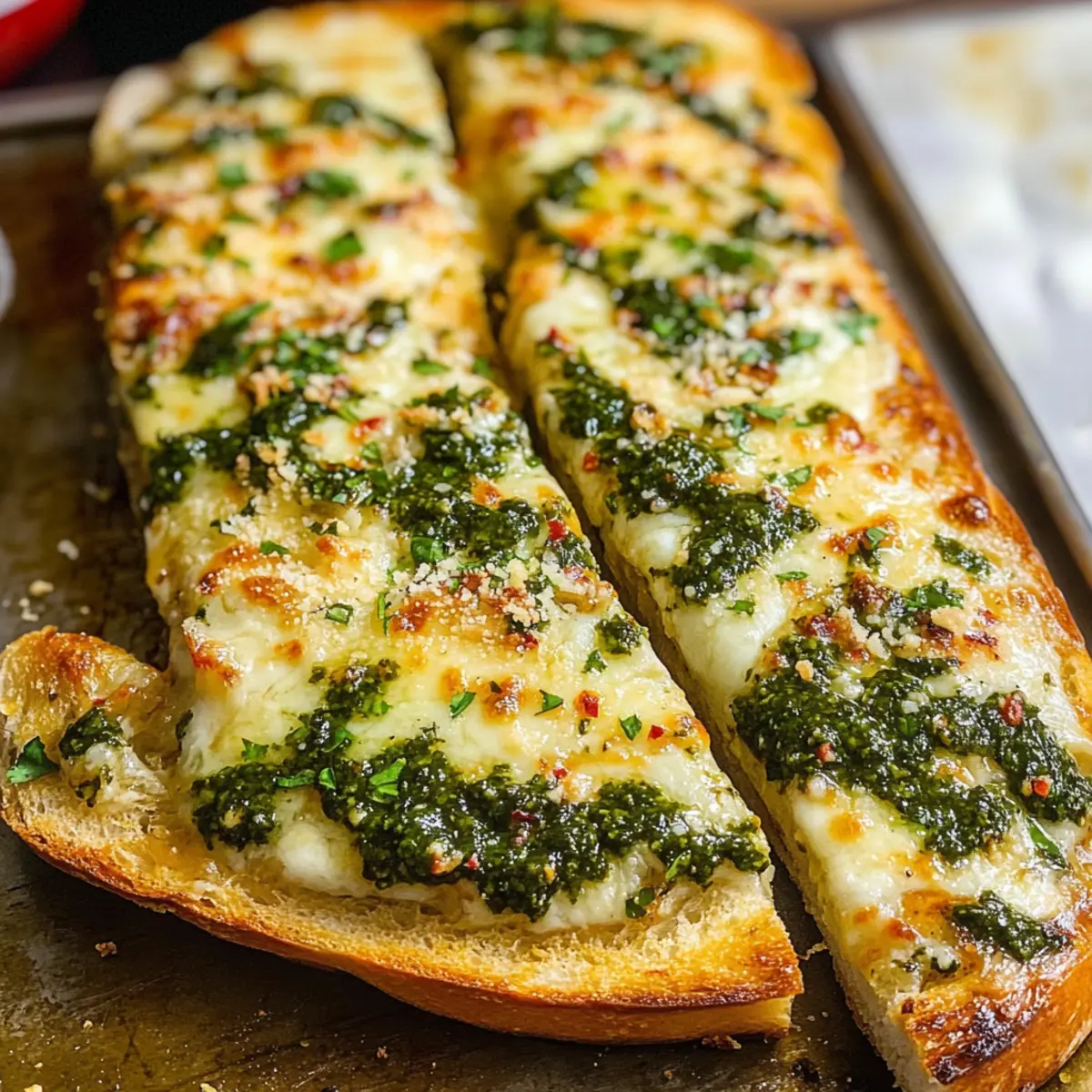 Chimichurri Knoblauchbrot