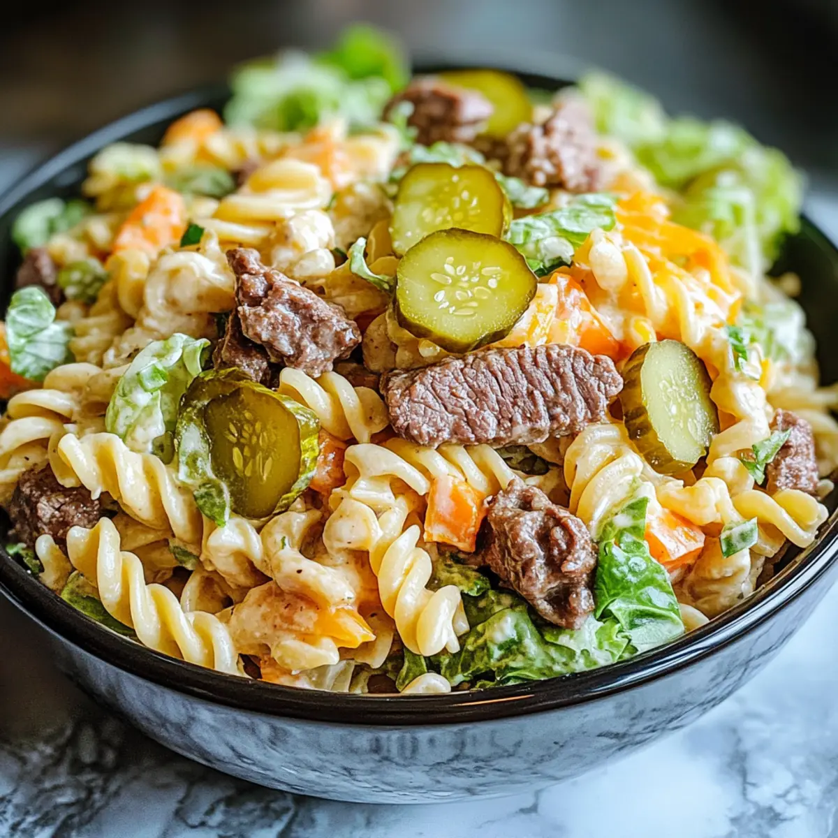 Big Mac Nudelsalat