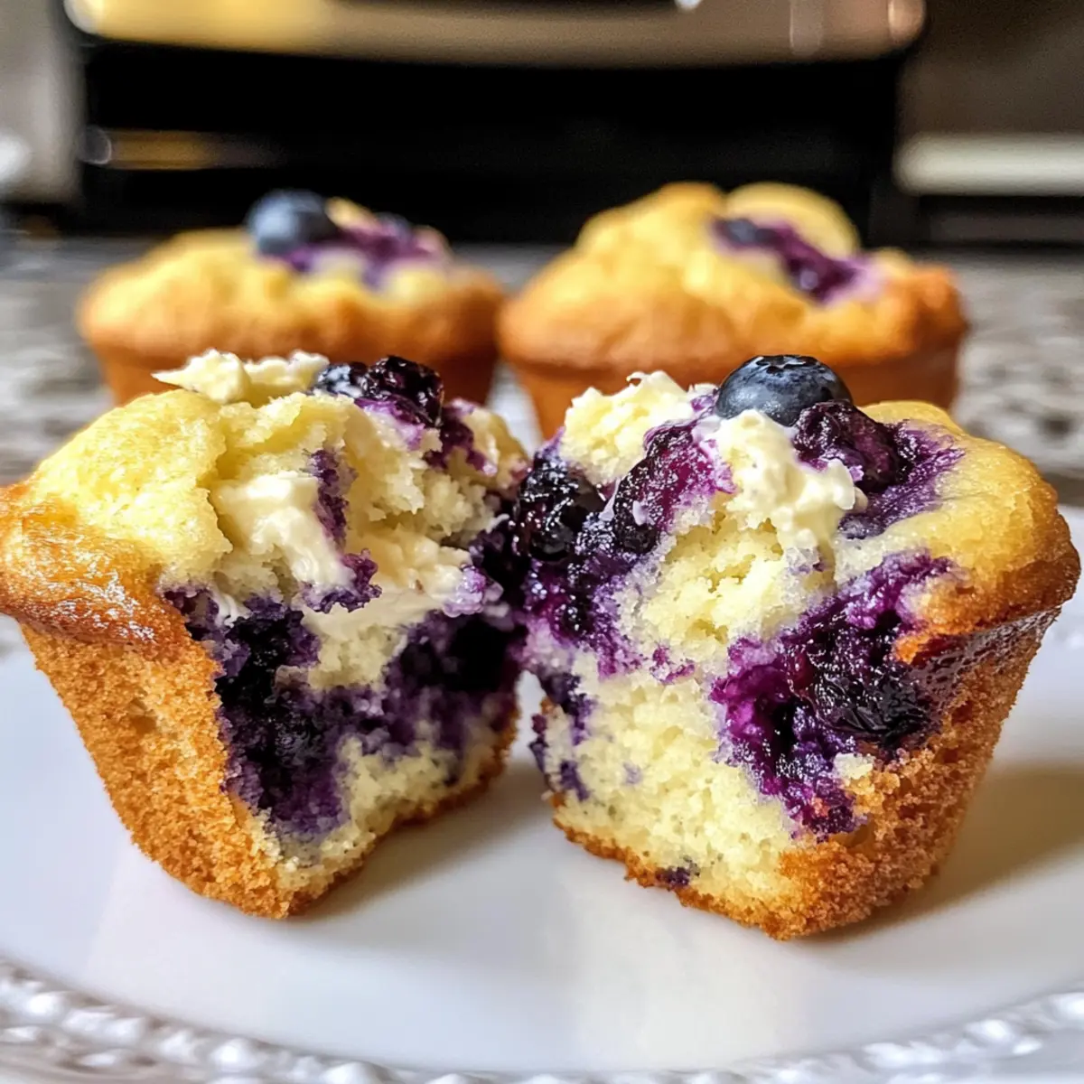 Heidelbeer-Frischkäse-Muffins