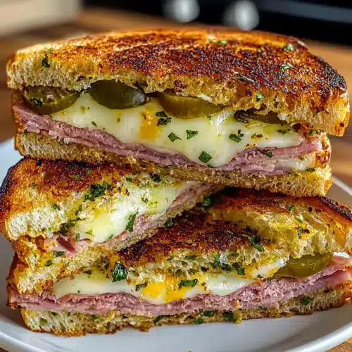 Würzige und Buttrige Kubanische Knoblauchbrot-Sandwiches