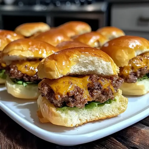 Einfache Blechpfannen-Burger-Slider