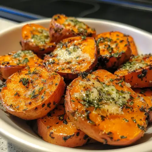 Geschmackvolle knusprige Süßkartoffelbällchen