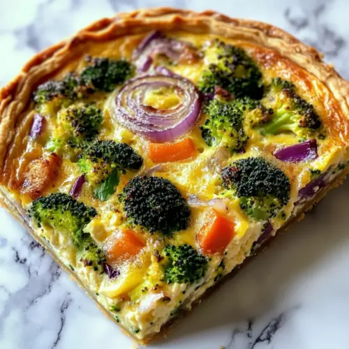 Einfache Gemüsequiche