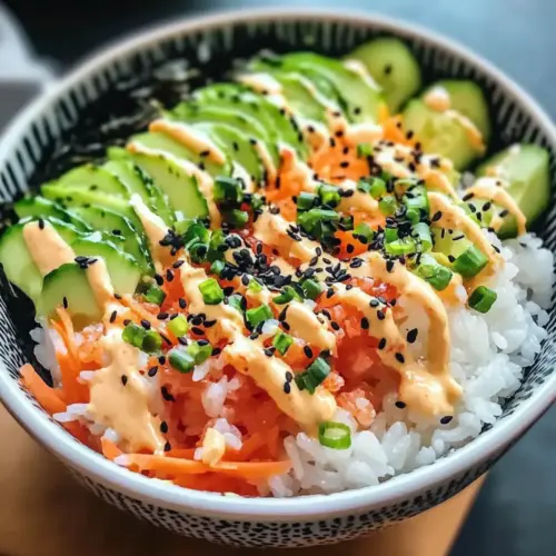 Kalifornische Sushi-Schalen