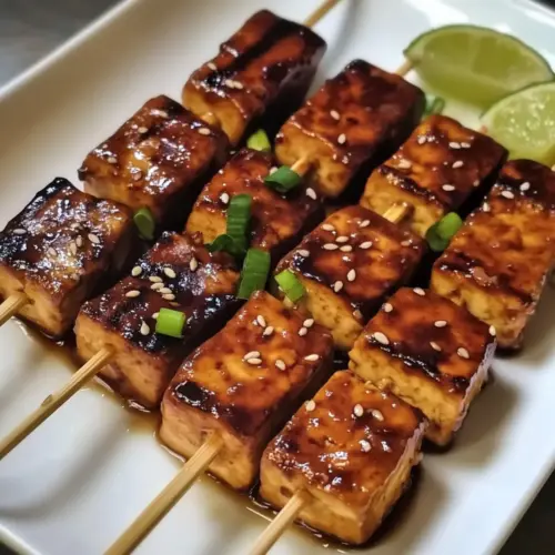 Honig Soja Gegrillte Tofu Stäbchen