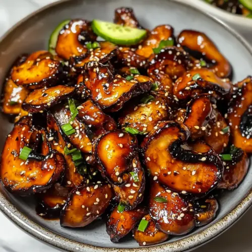 Unwiderstehlich würzige Gochujang-Pilze