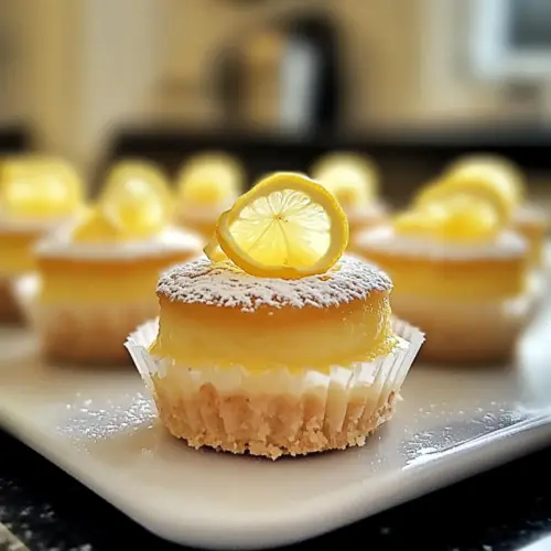 Mini-Zitrone Käsekuchen
