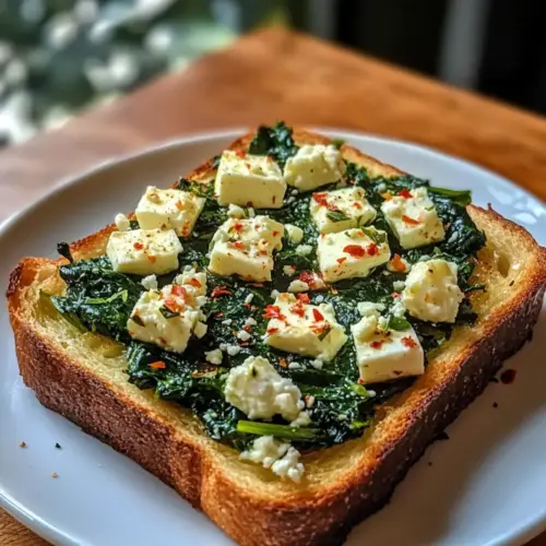 Spinat Feta Toast Crunch