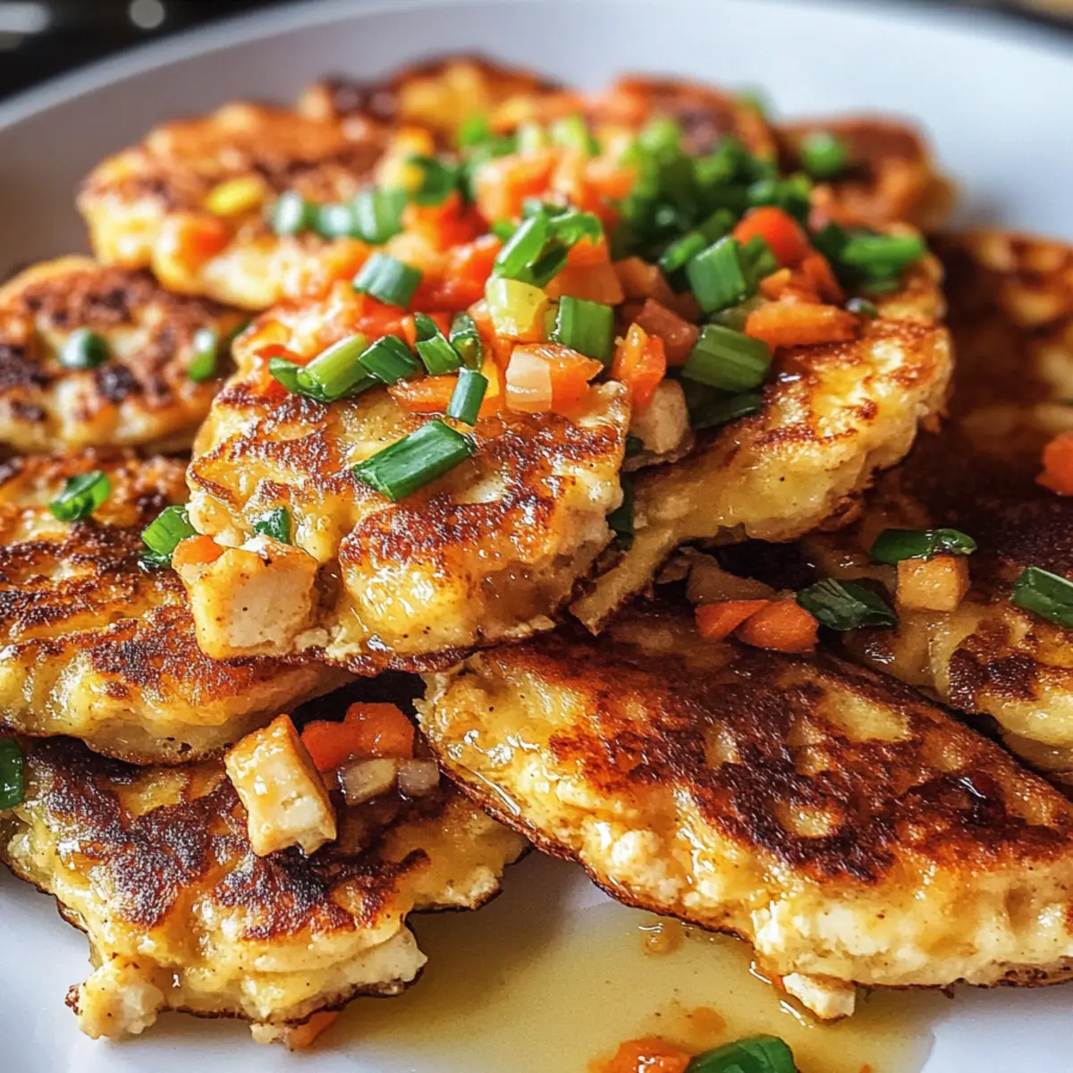 Gefüllte Frühstückspfannkuchen