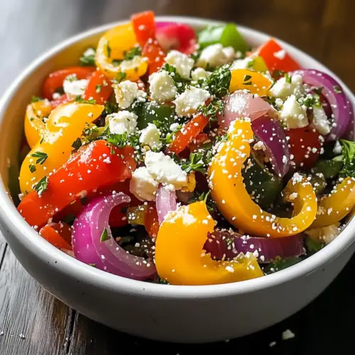 Zesty Drei-Pfeffer-Salat